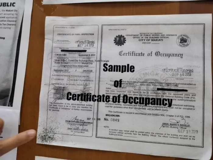 What Is The Difference Between A Certificate Of Occupancy And A Building Permit